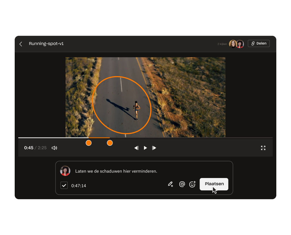 Een schermafbeelding van de gebruikersinterface van Dropbox Replay.