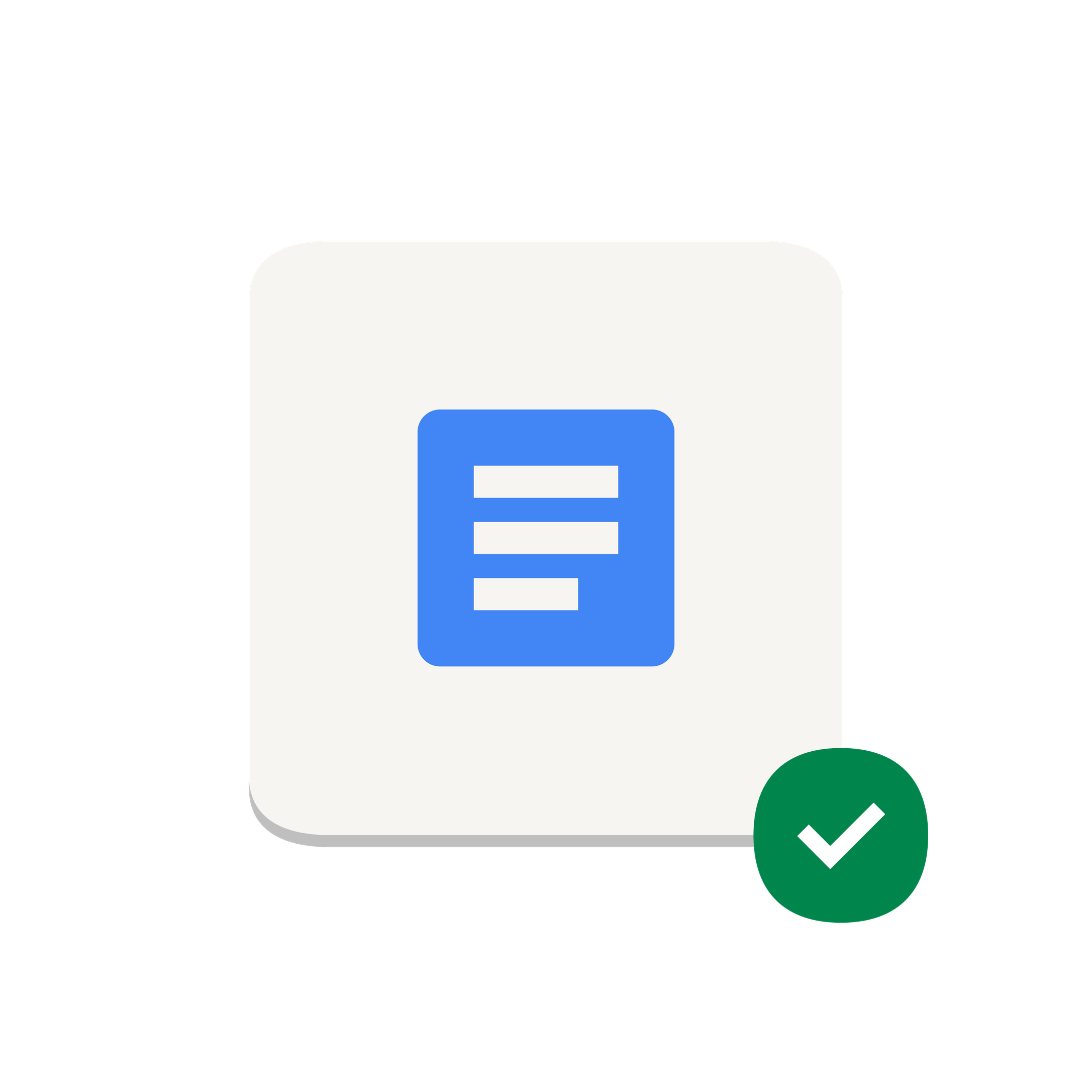 Een pictogram dat een bestand voorstelt dat is gesynchroniseerd met een Dropbox-account, waardoor het toegankelijk is vanaf elk apparaat.