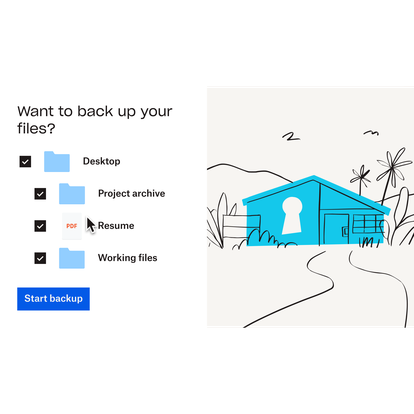 Different files and folders being selected and added to Dropbox Backup