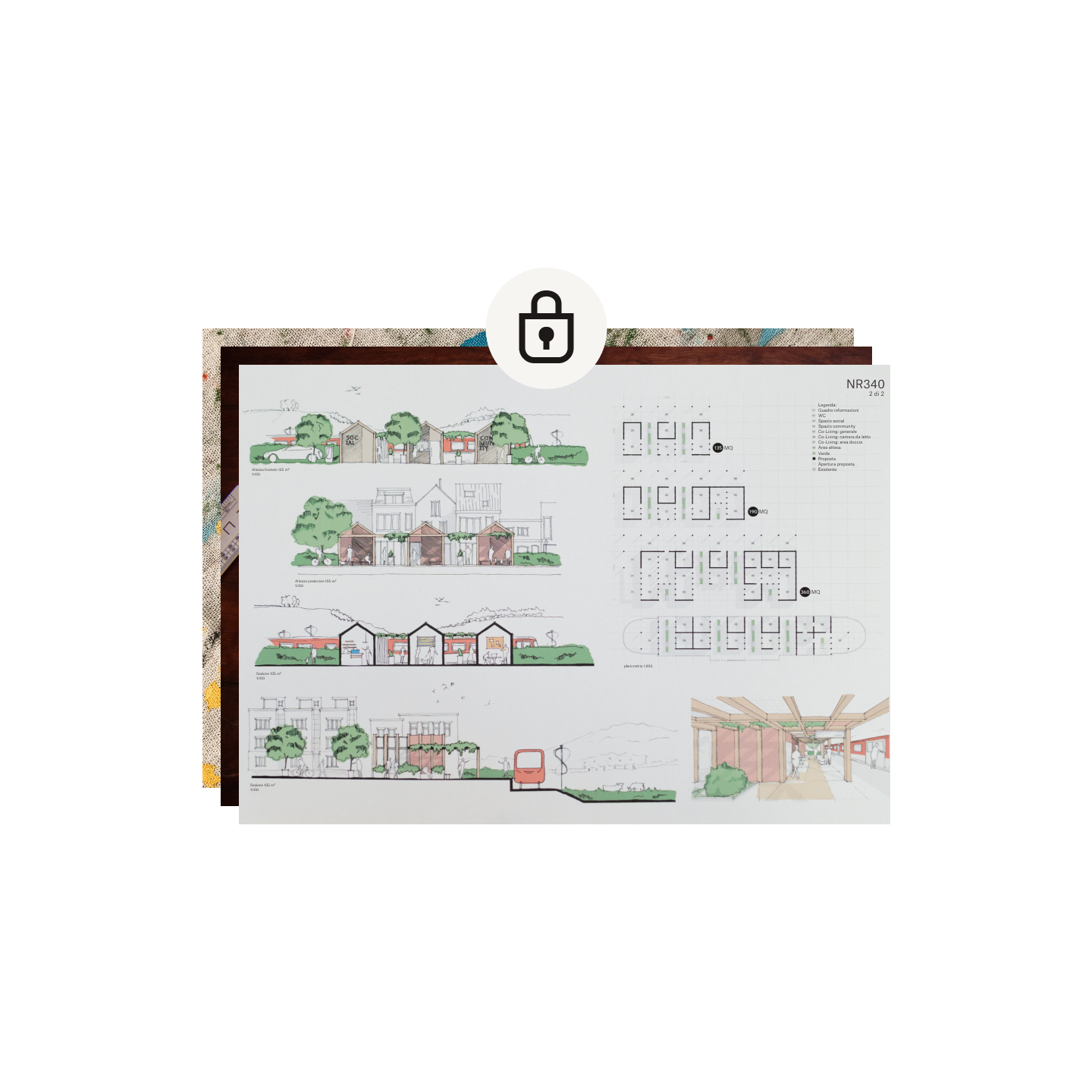 Le immagini dell'architettura sono salvate in modo sicuro in Dropbox.