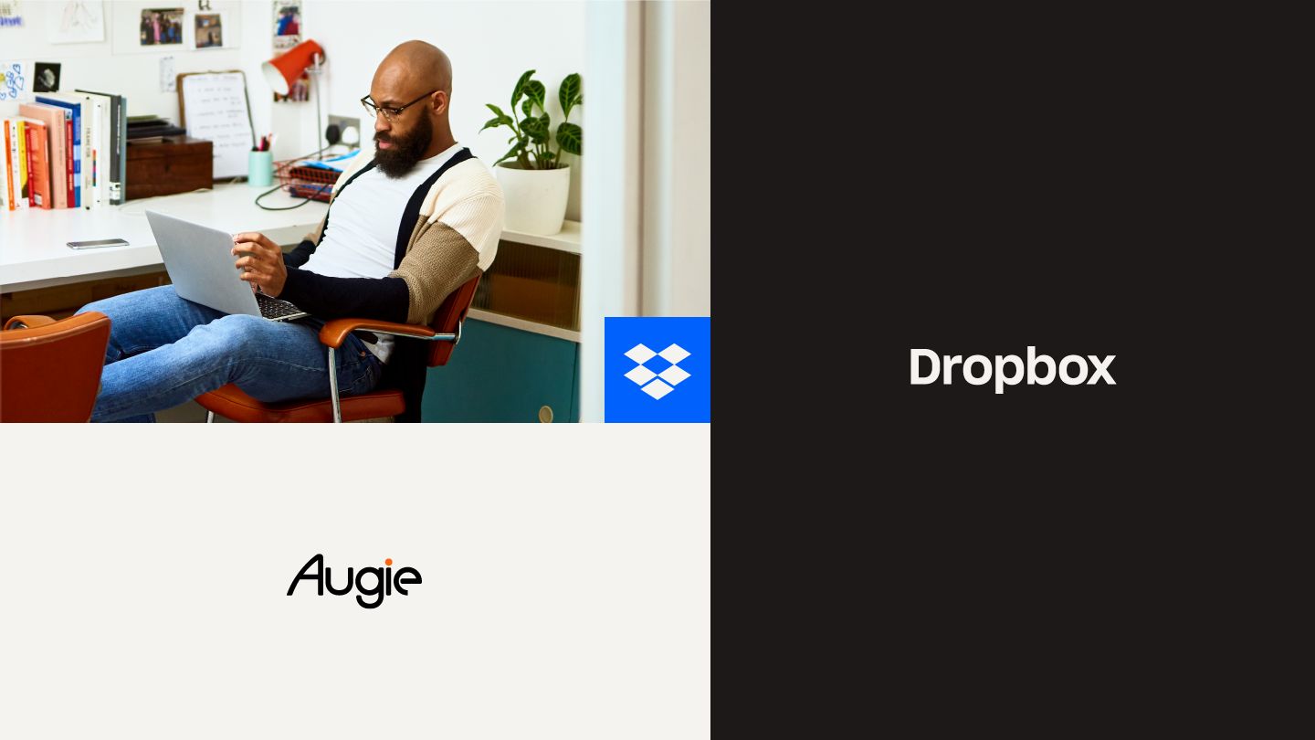 Augie と Dropbox のカバー画像