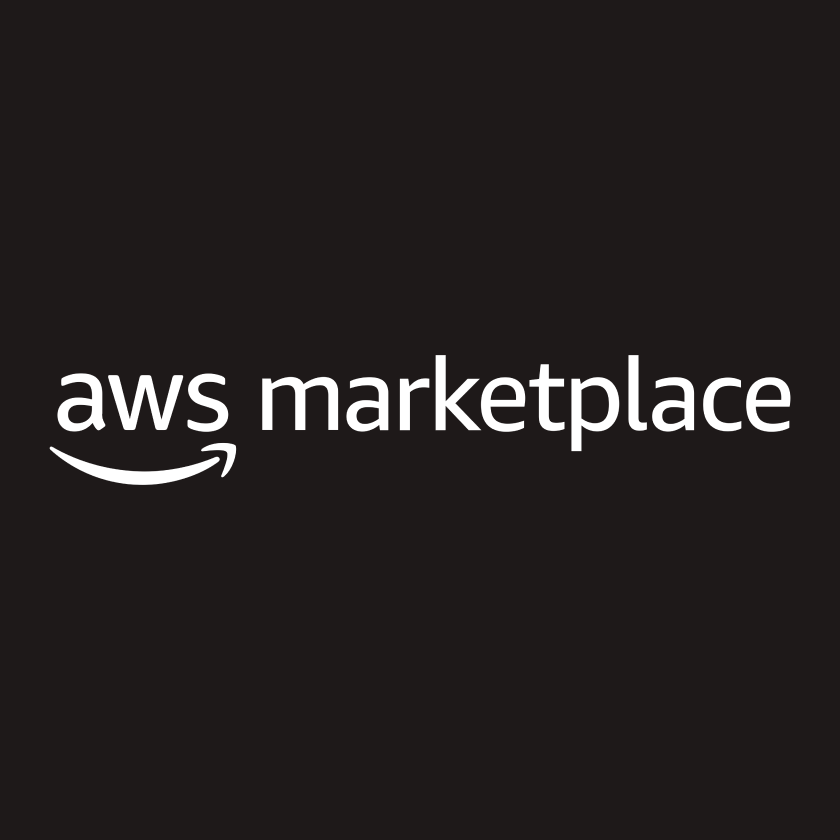 White AWS Marketplace logo 