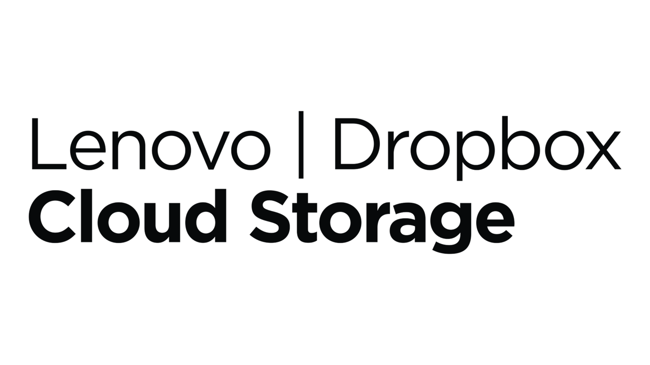 โลโก้ Lenovo/Dropbox