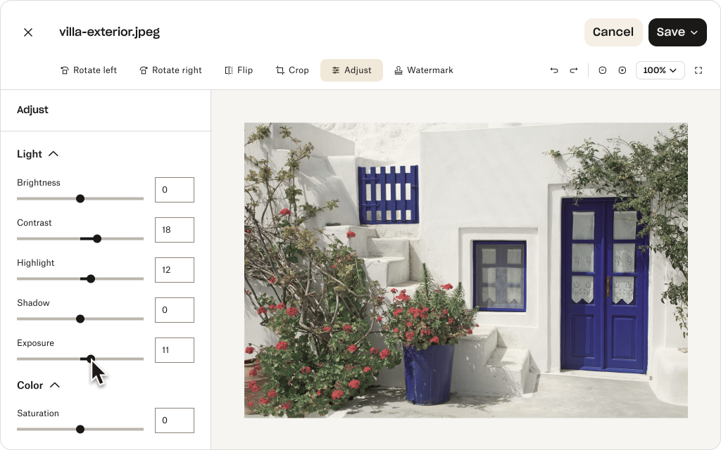 某人正在编辑 Dropbox UI 上的设置