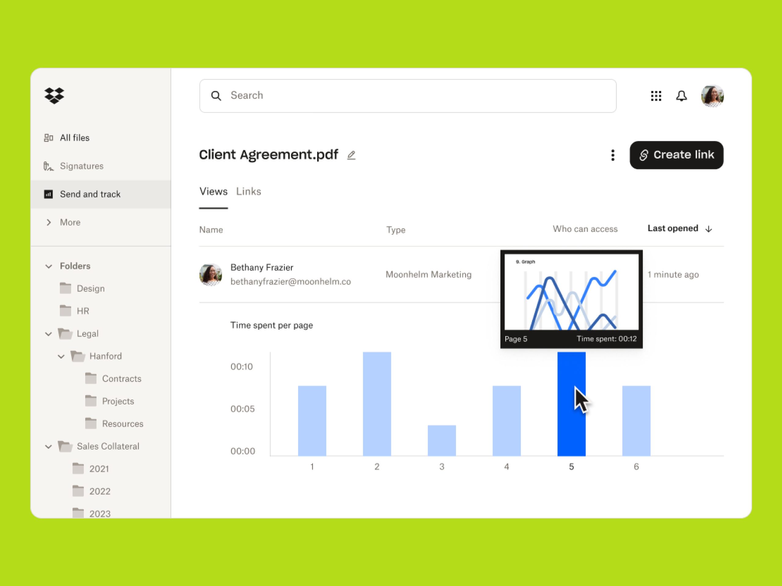 DocSend UI
