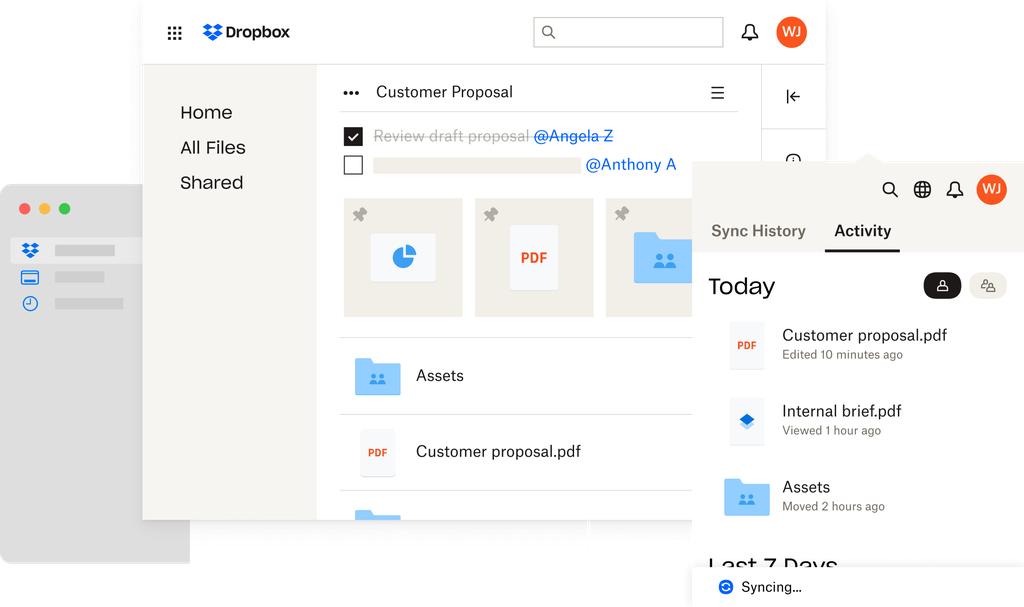 Dropbox Desktop Experience for macOS & Windows