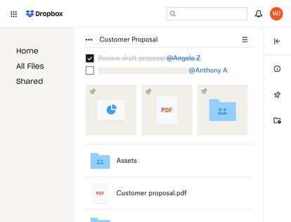 Dropbox Desktop Experience for macOS and Windows image.