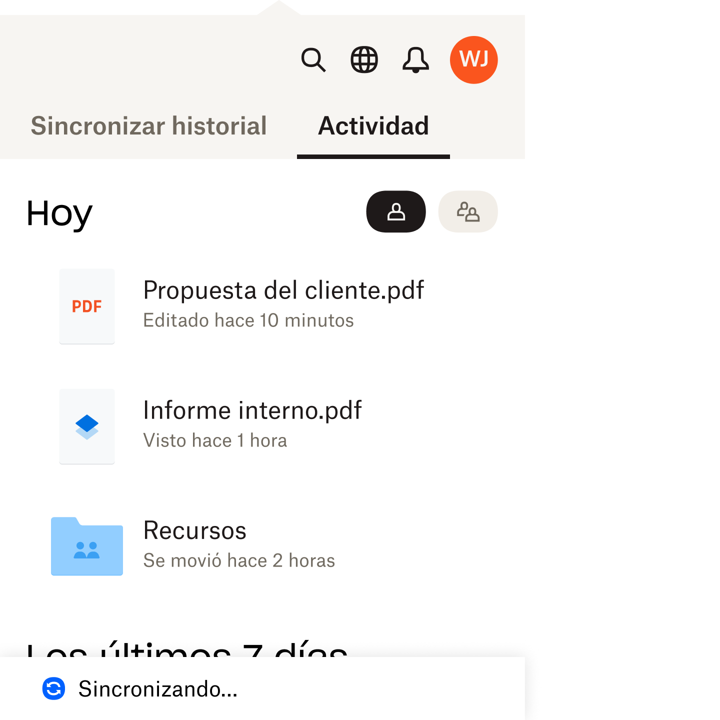 sombrero Peregrinación España Experiencia de la aplicación de Dropbox para escritorio en macOS y Windows