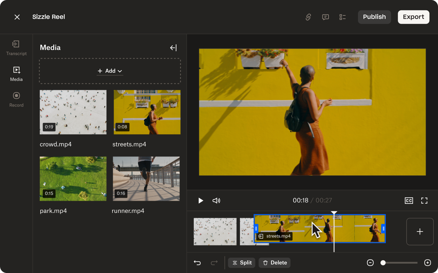 With Dropbox Studio, users can collaborate on video projects