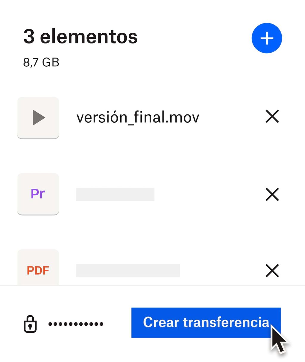 Complemento Herramientas de creación - Dropbox