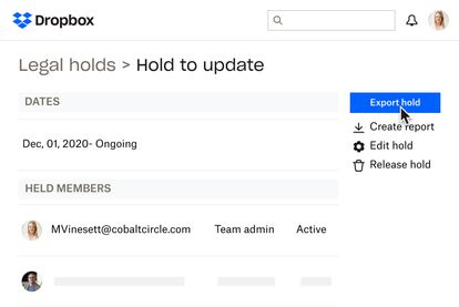 Data Governance Add-On - Dropbox
