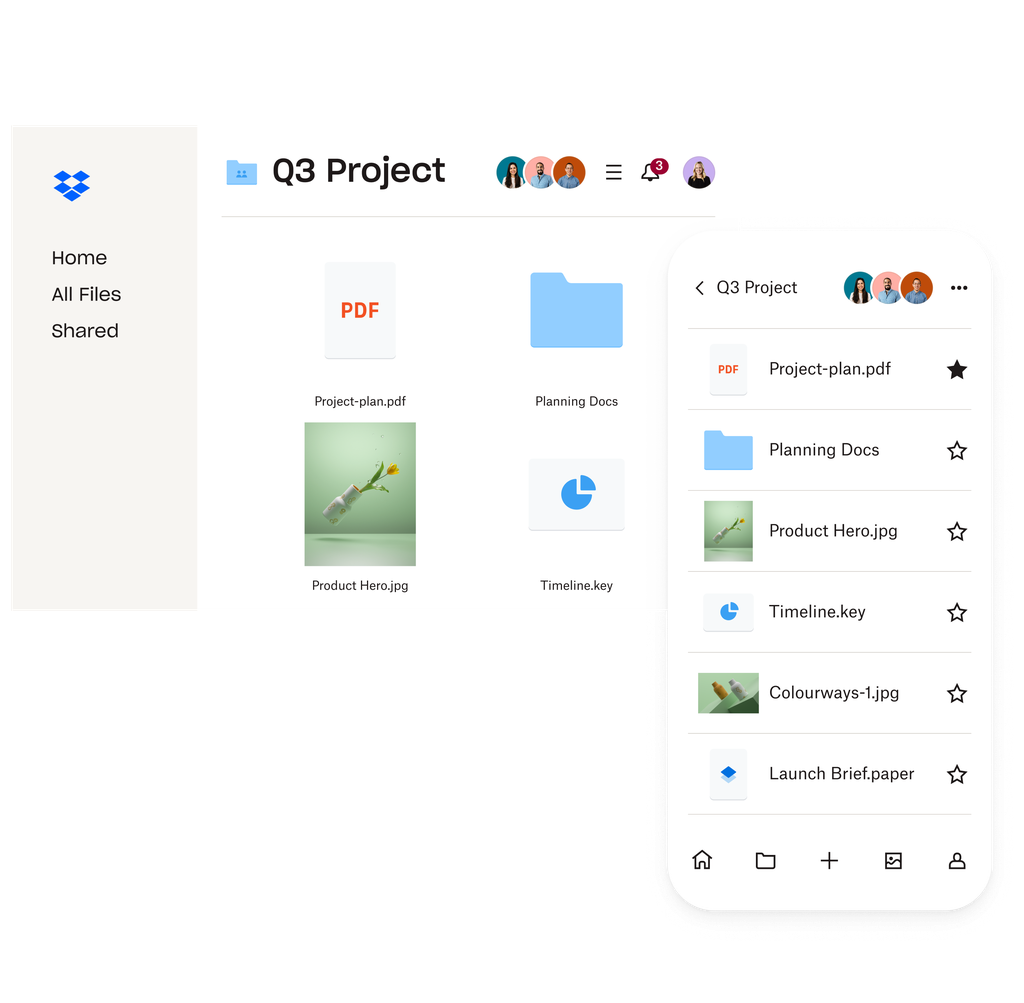 Cloud Storage - Secure Online File Storage - Dropbox