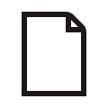 Une icône représentant un document ou un fichier.