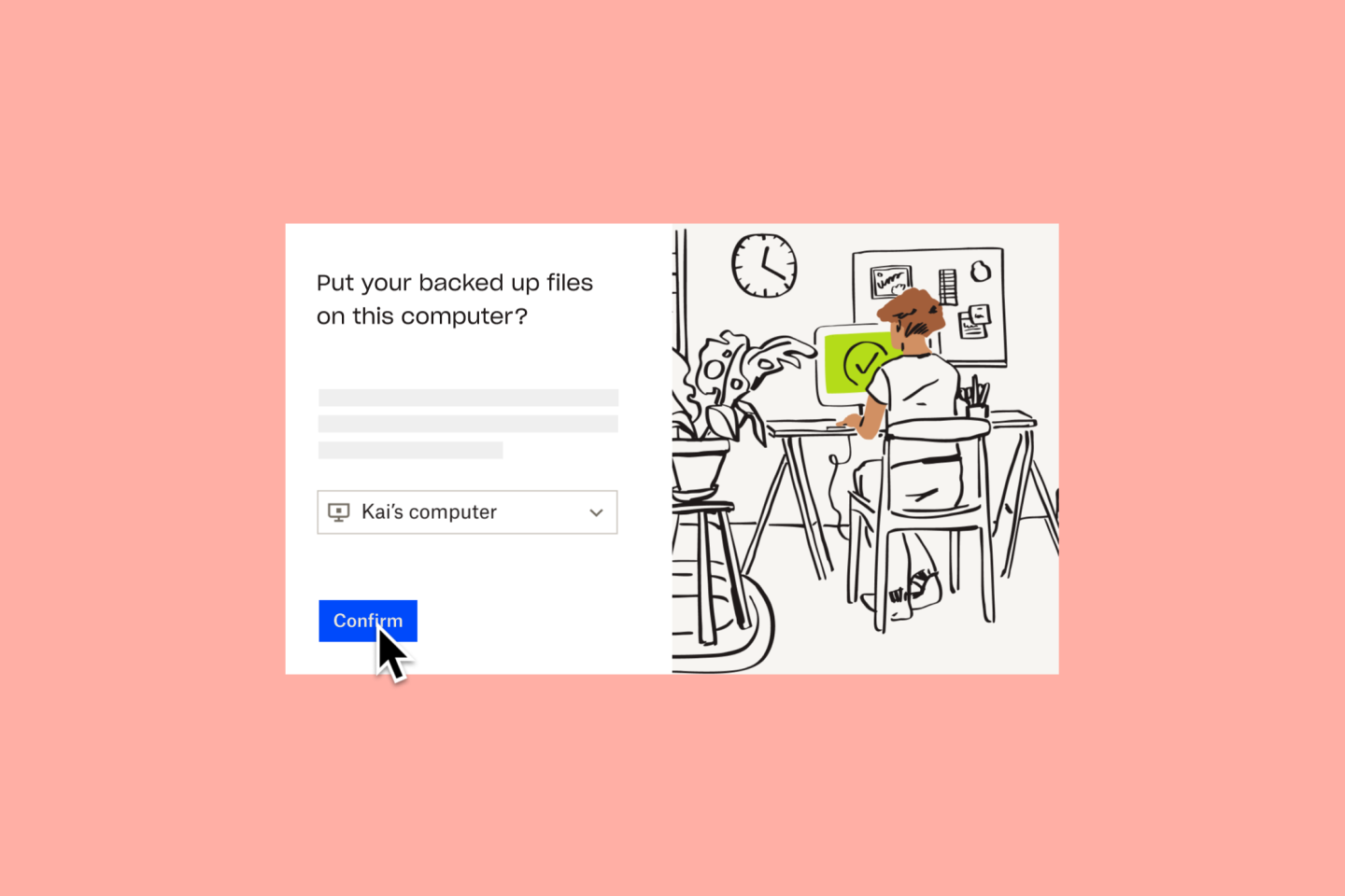 Files being selected and added to Dropbox Backup