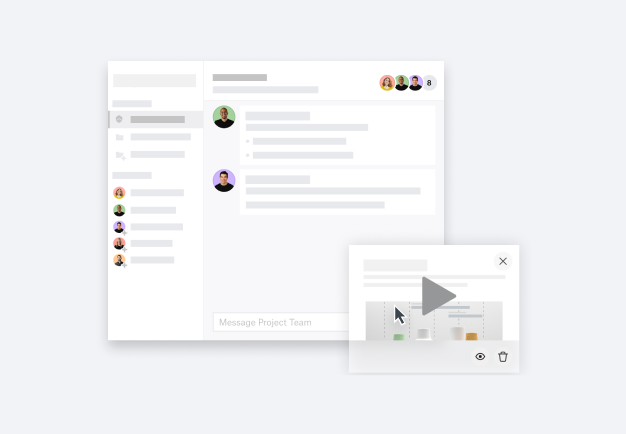 ไอคอนแสดงไฟล์วิดีโอที่จัดเก็บไว้ในบัญชี Dropbox