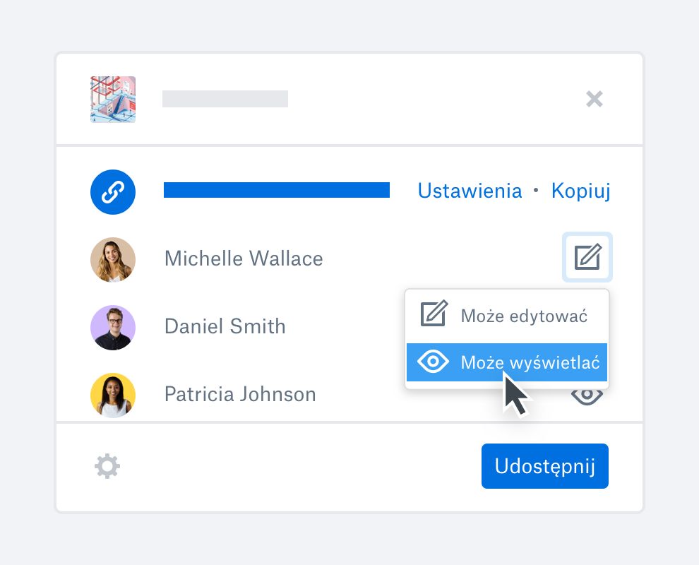 Użytkownik zmienia uprawnienia do pliku zrzutu ekranu na „tylko do wyświetlania” w celu zwiększenia bezpieczeństwa