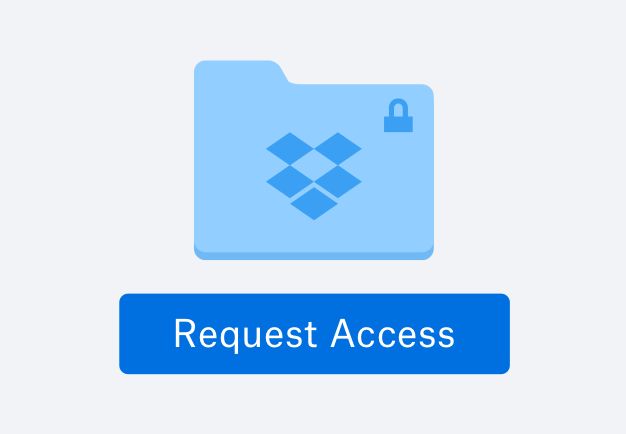 A file folder icon with a “Request Access” button