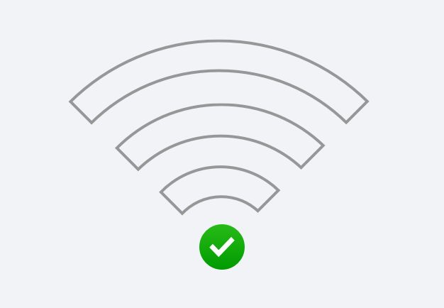 A Wi-Fi icon