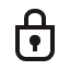 A lock icon, representing Dropbox file protection and encryption features.