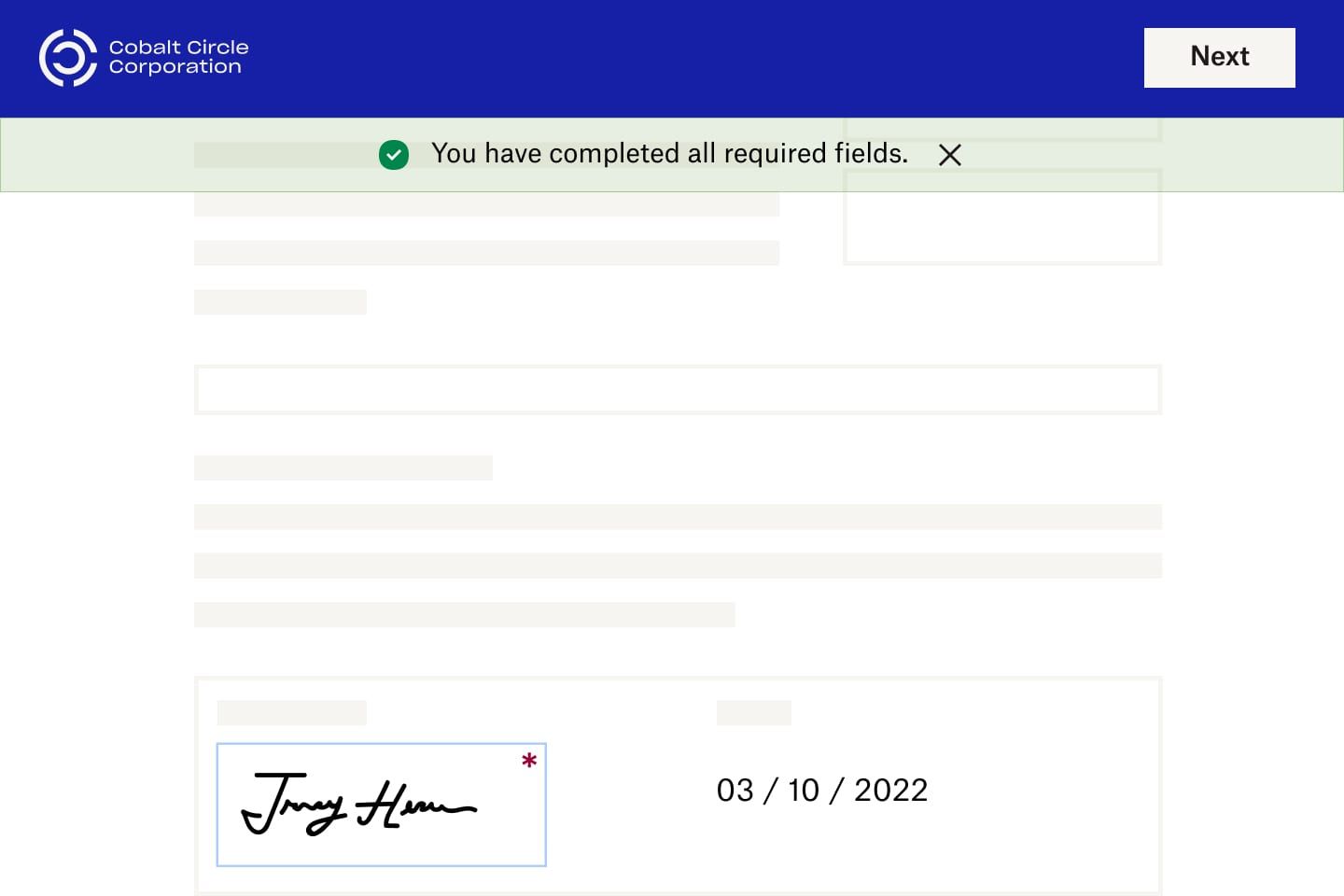 An illustration showing the creation of a custom Dropbox Sign eSignature