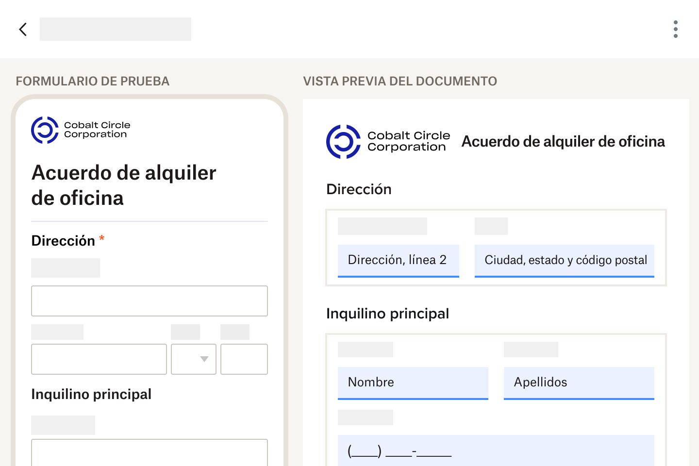 Diferentes archivos PDF transformados en formularios adaptados para móviles con Dropbox Forms.