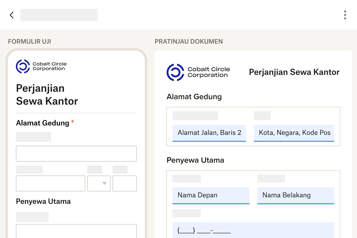 Berbagai file pdf diubah menjadi formulir ramah seluler dengan Dropbox Forms