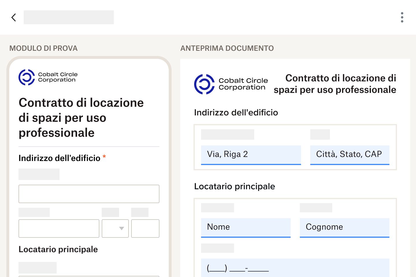 Vari PDF trasformati in moduli ottimizzati per dispositivi mobili con Dropbox Forms