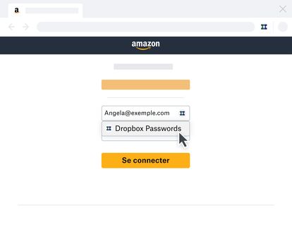 رمزهای عبور Dropbox به طور خودکار داده ها را در صفحه اتصال حساب آمازون ارائه می دهد