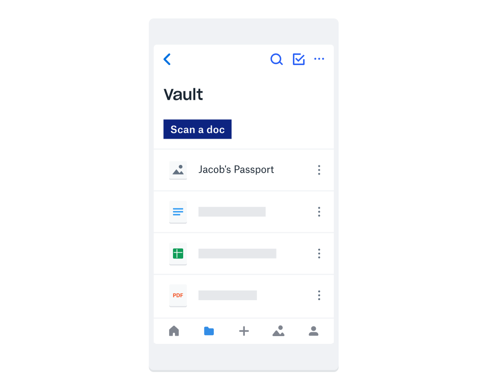 Access files anywhere with 2 TB of storage Dropbox Plus