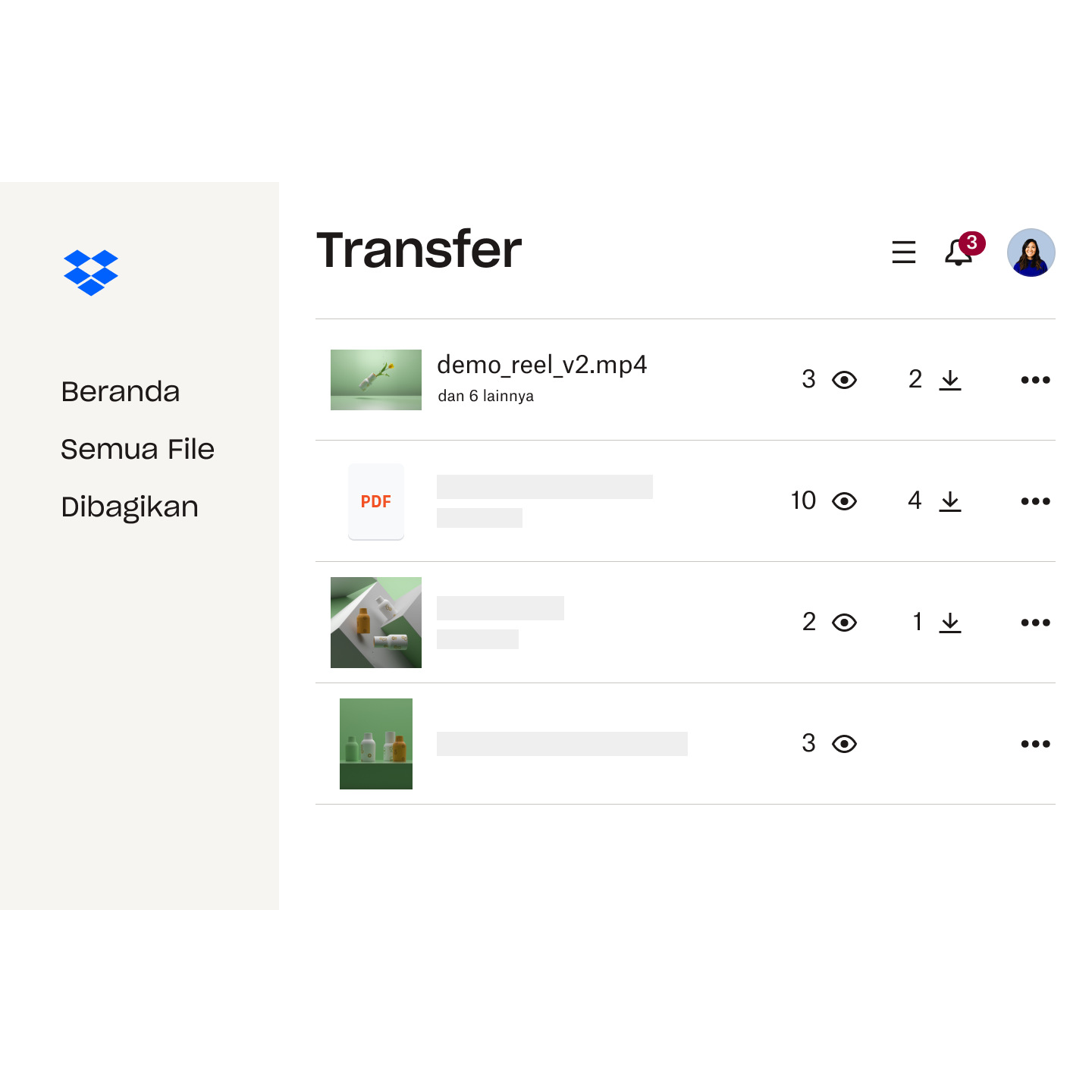 Transfer File Untuk Berbagi Dengan Cepat Dan Aman - Dropbox