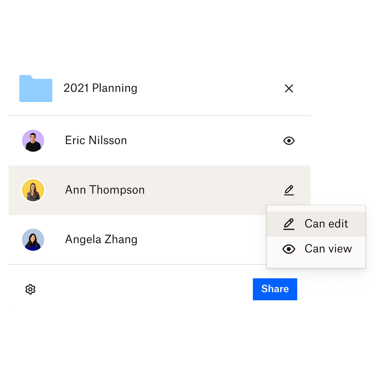 Share folders with teammates and clients - Dropbox
