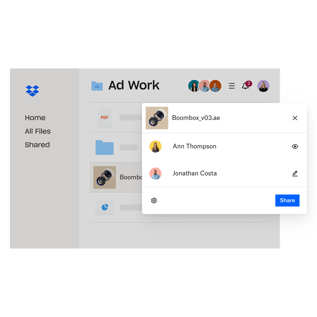 Secure File Sharing - Share Documents and Links - Dropbox
