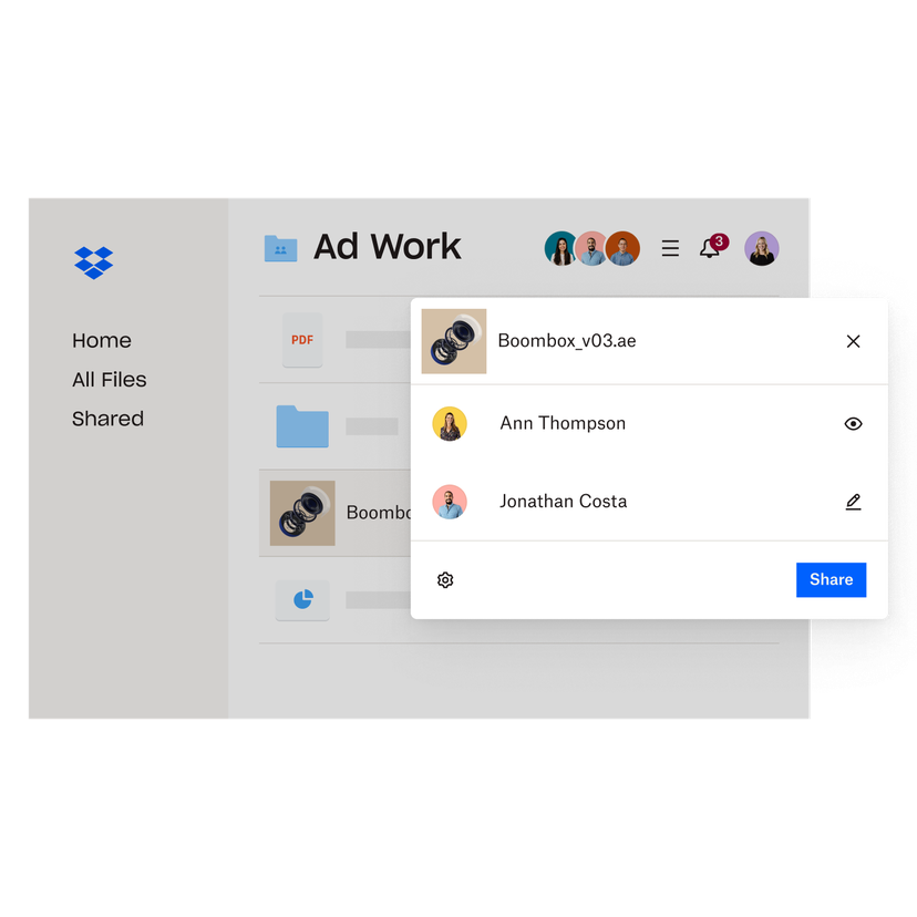 Secure File Sharing - Share Documents and Links - Dropbox