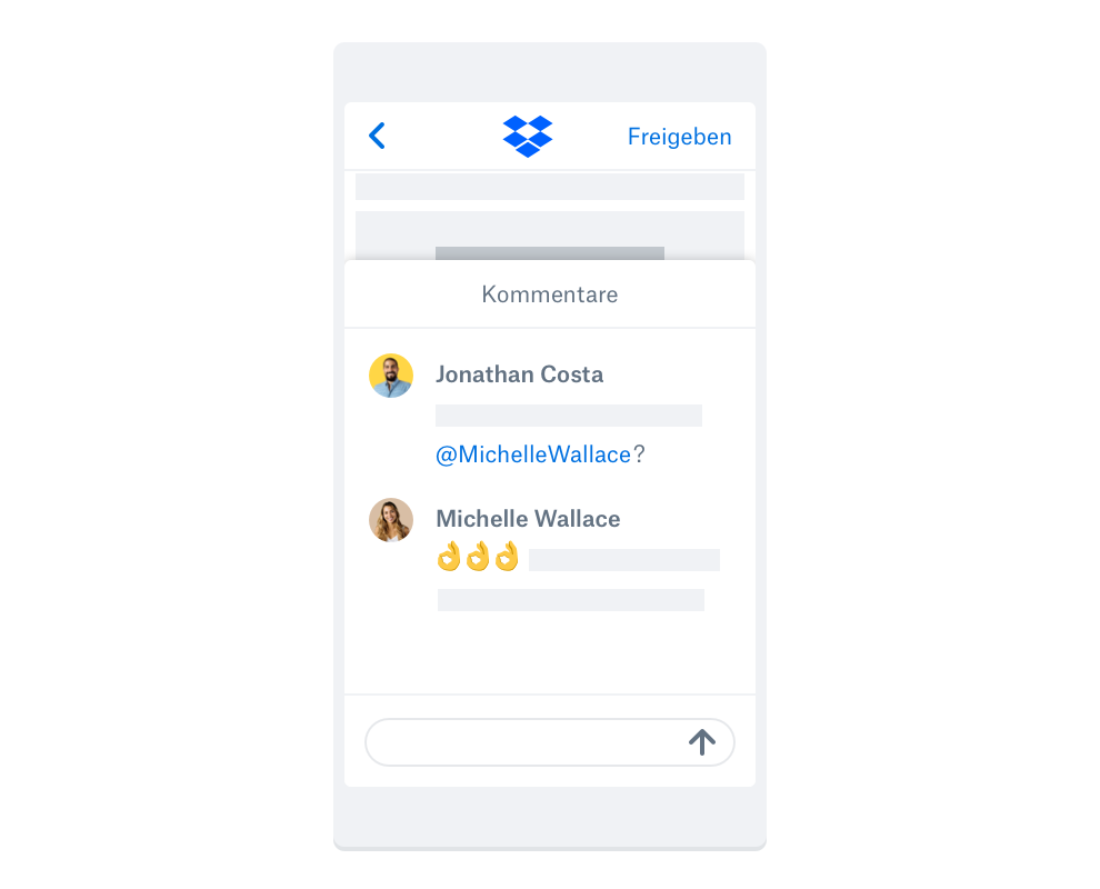 Nutzer, die durch die Remote-Arbeit über ihr Mobilgerät weiter produktiv sind