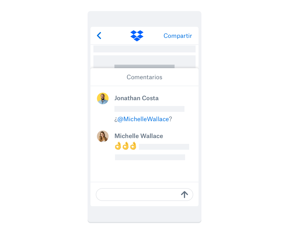 Persona siendo productiva mientras trabaja en remoto desde su teléfono móvil
