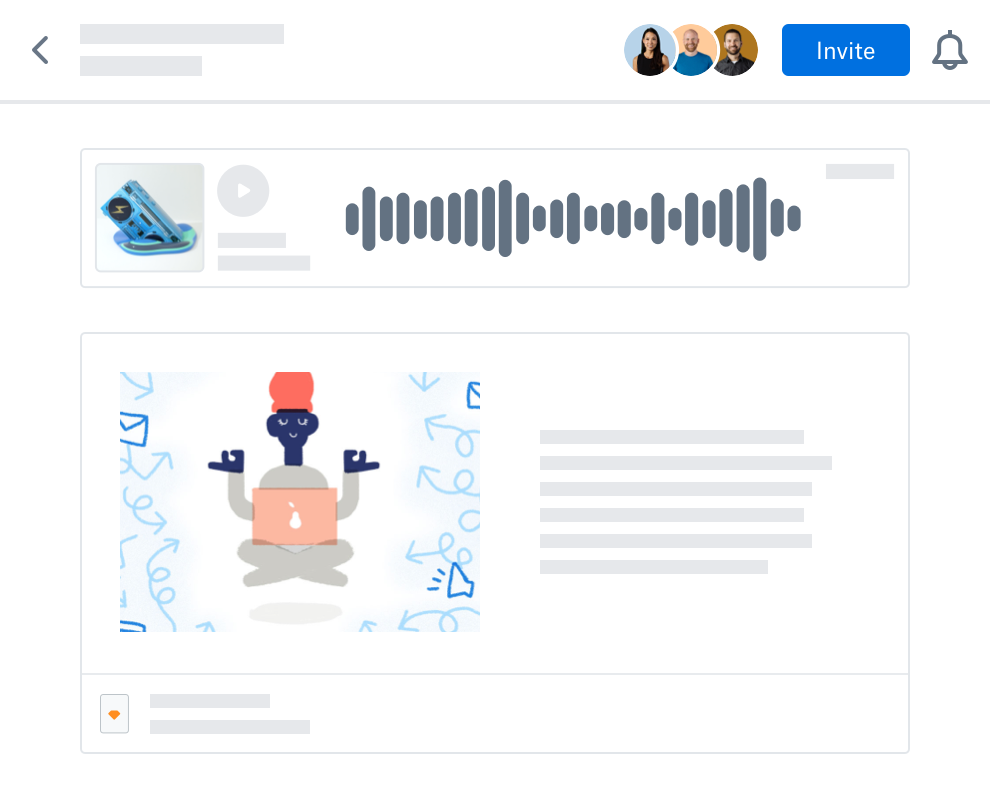 A paper document being viewed by multiple users