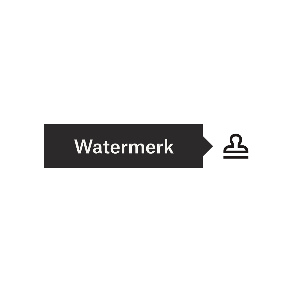 Het watermerkpictogram in Dropbox