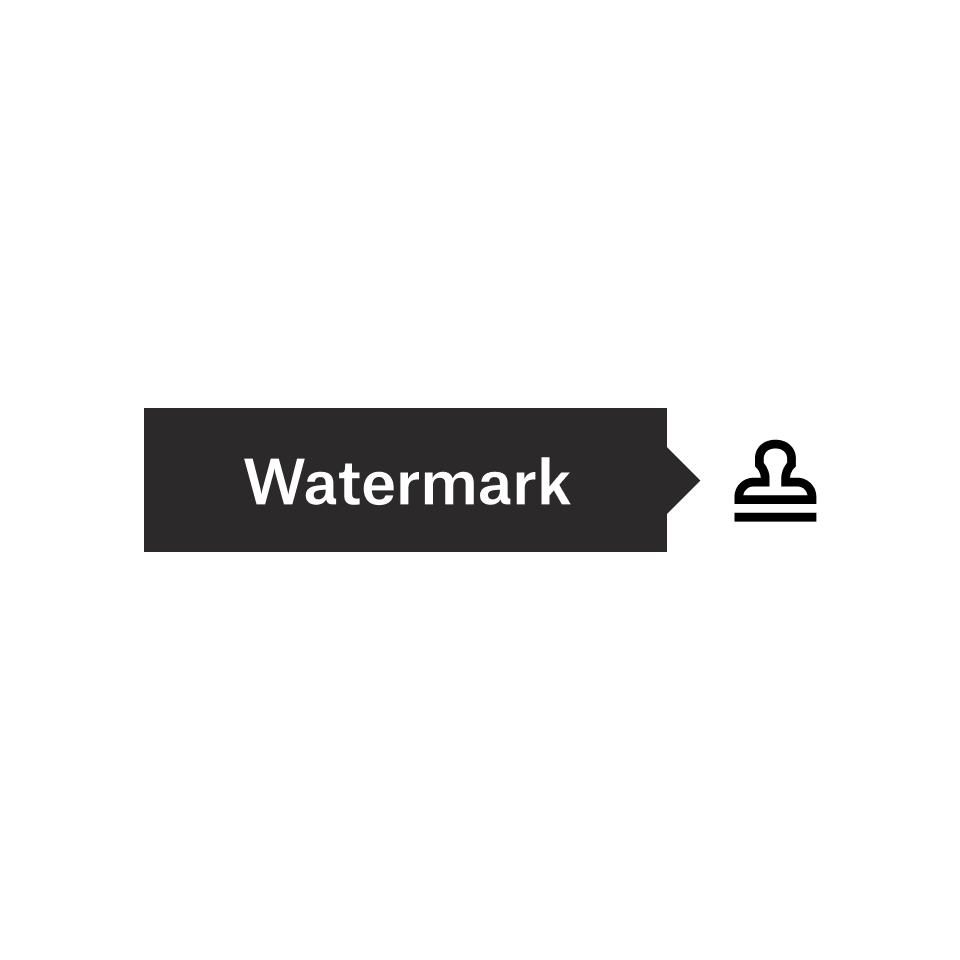 Das Wasserzeichensymbol in Dropbox