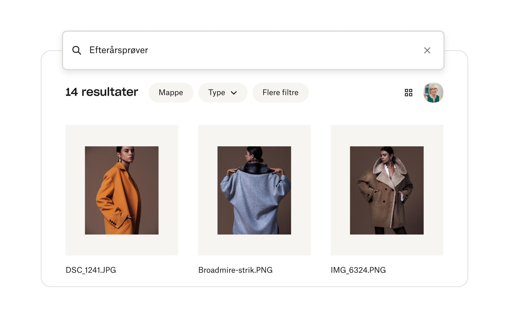 Find skærm i Dropbox
