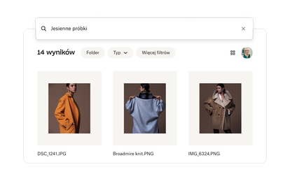 Znajdź ekran w Dropboxie