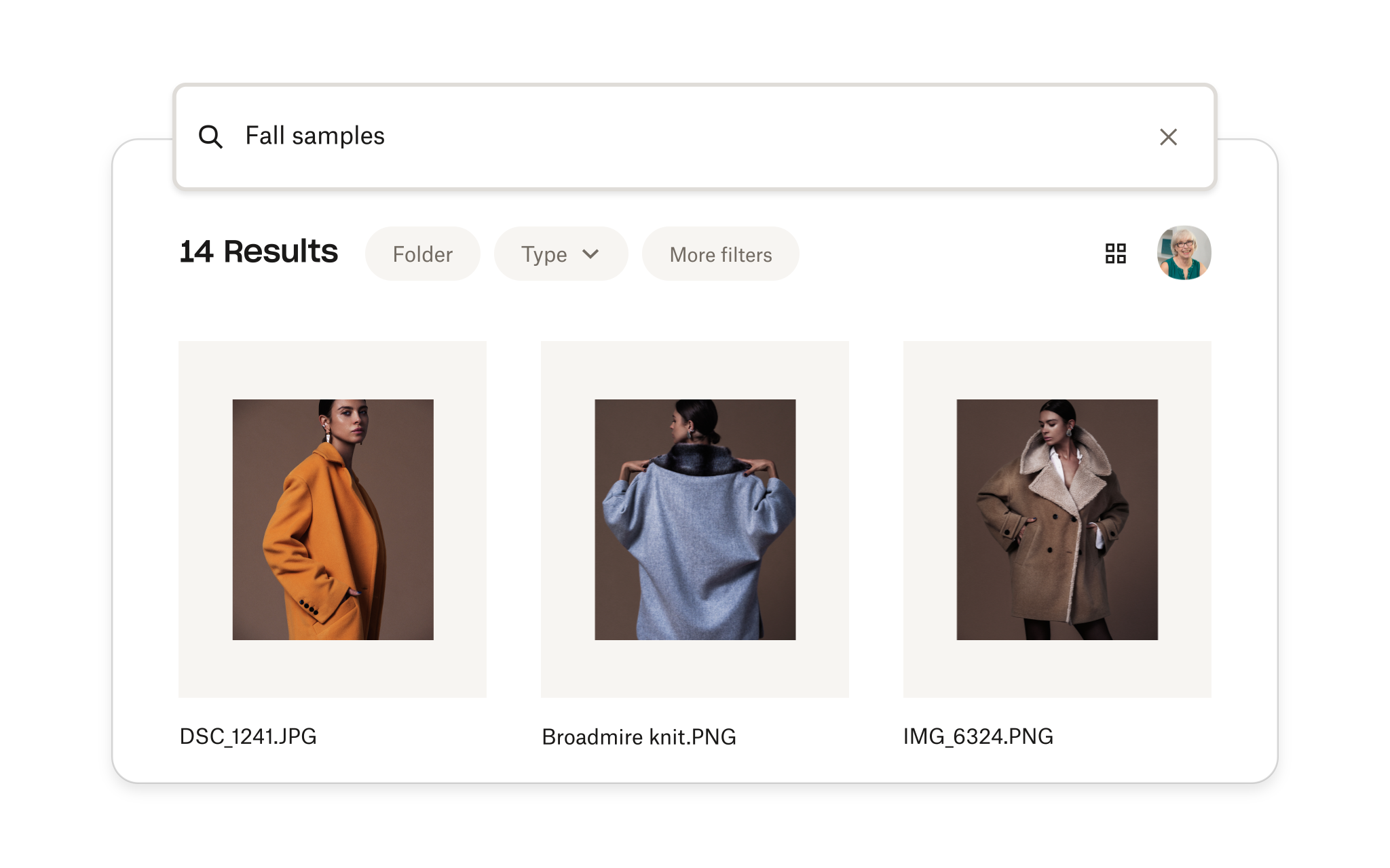 Find screen in Dropbox