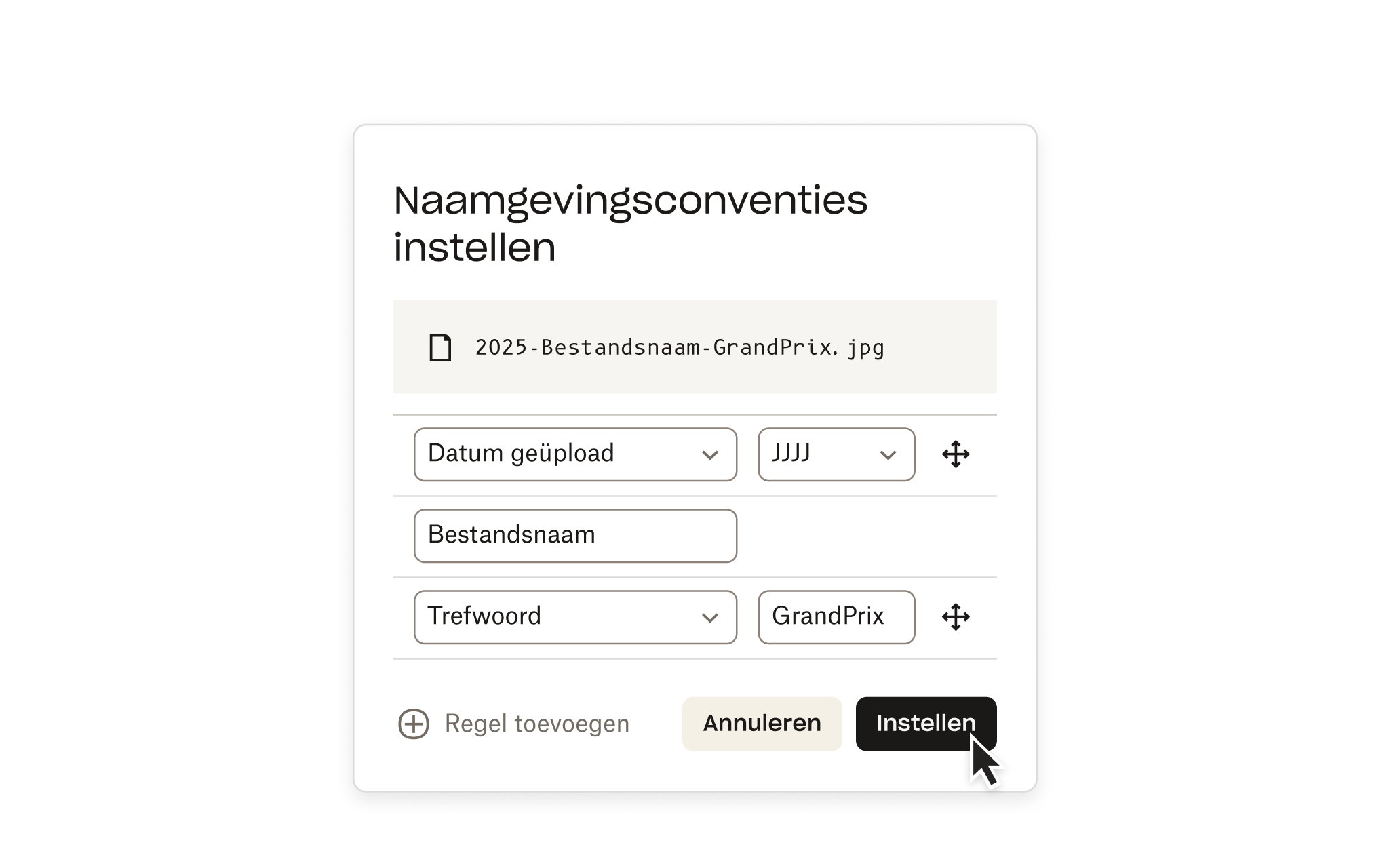 Organiseer je scherm in Dropbox