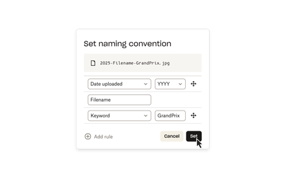 Organize screen in Dropbox