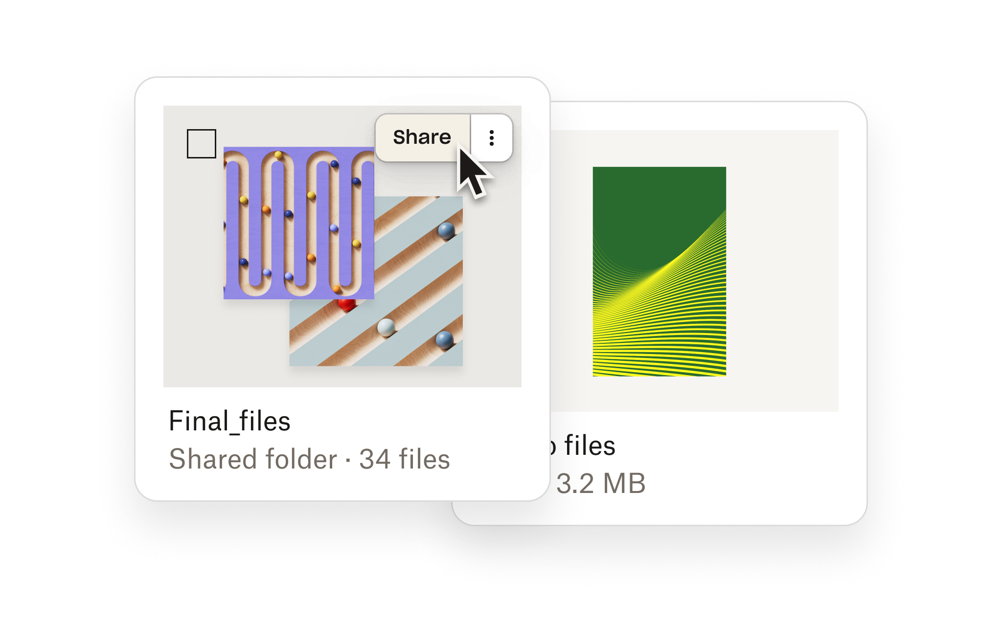 Share screen in Dropbox