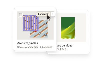 Compartir pantalla en Dropbox