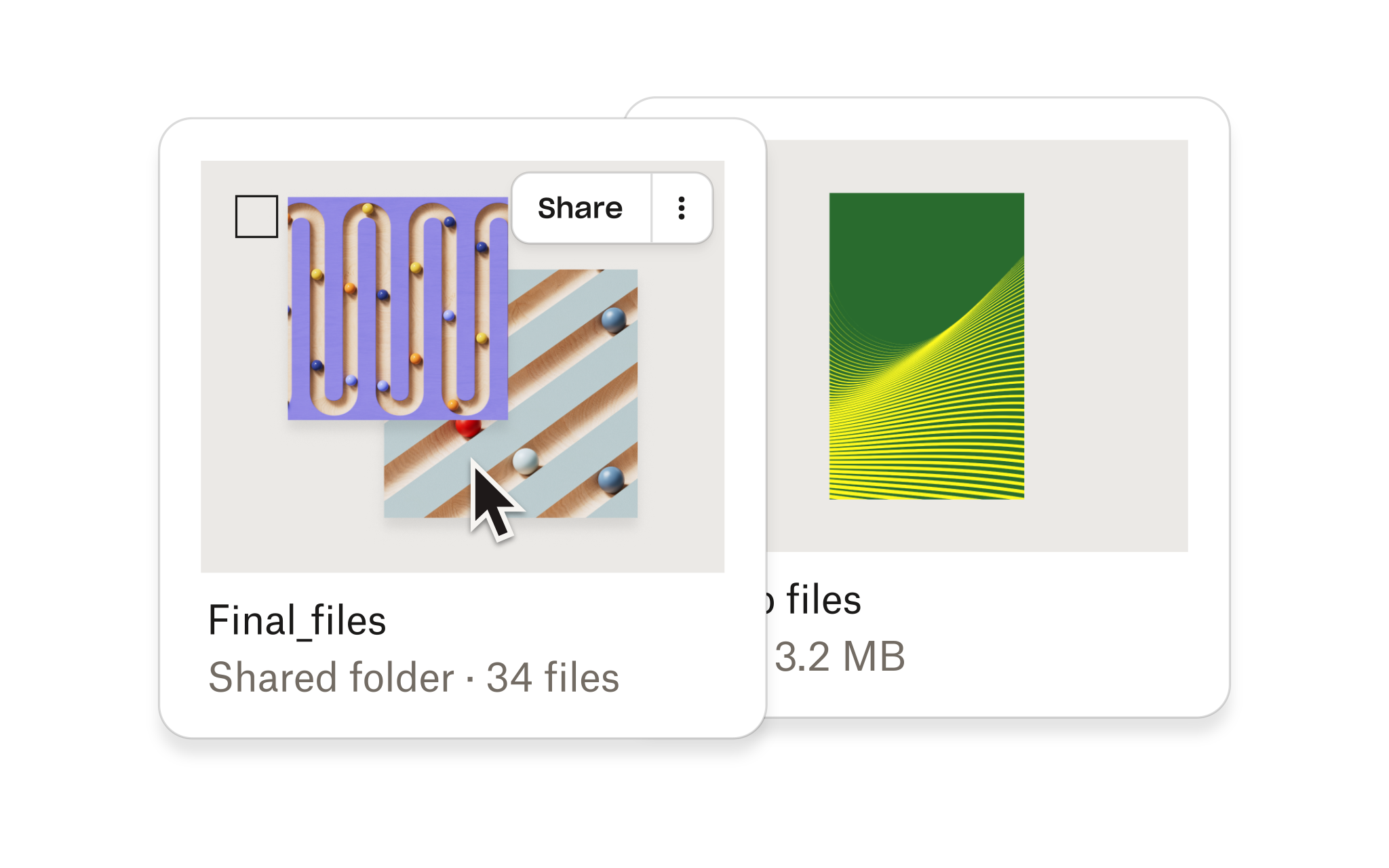 Share screen in Dropbox