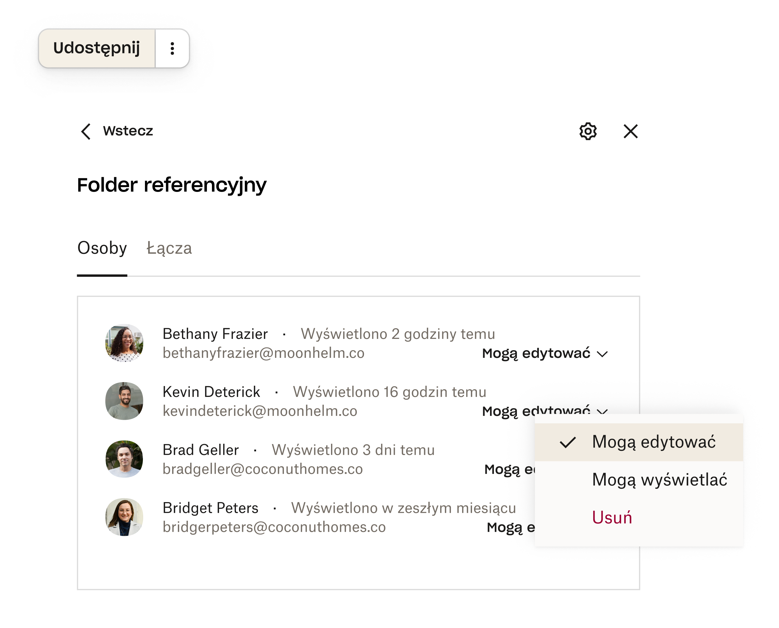 Ekran bezpieczeństwa w Dropboxie