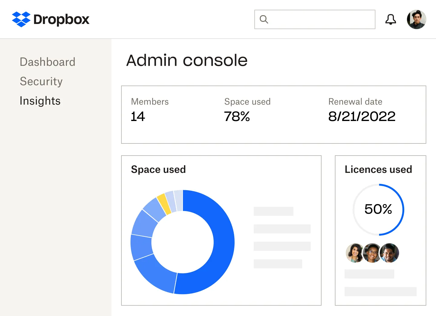 Dropbox UI