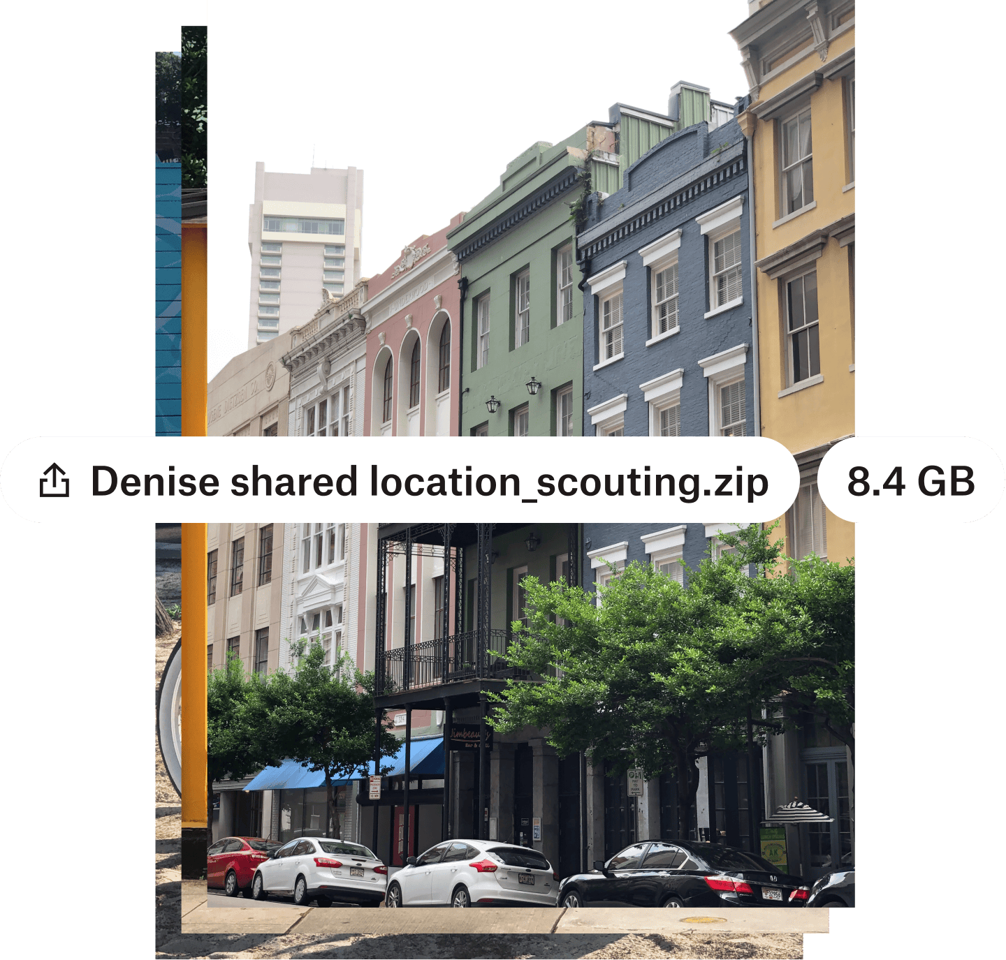 A photo of rowhouses in a city with the file name of the image superimposed over it