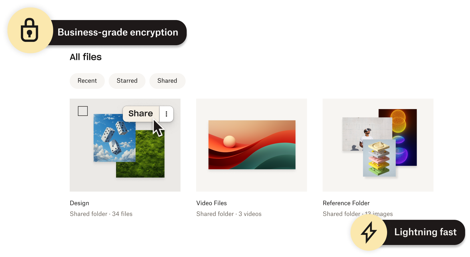 Sharing a folder in Dropbox